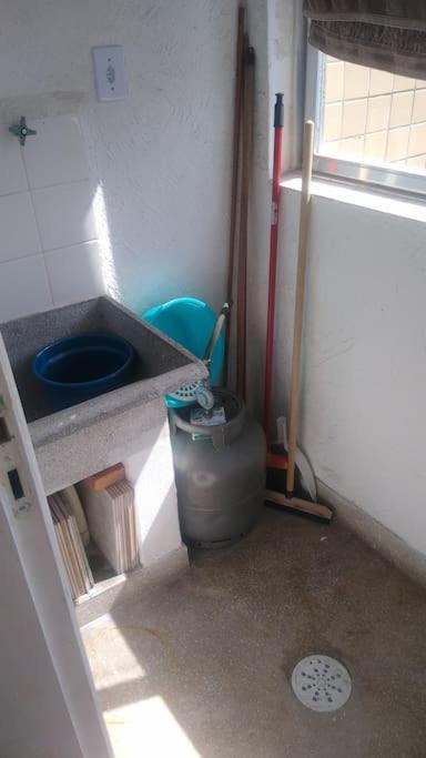 Apartamento Kit Na Tupi, Frente Mar, Vaga Garagem Rotativa Praia Grande  Exterior foto
